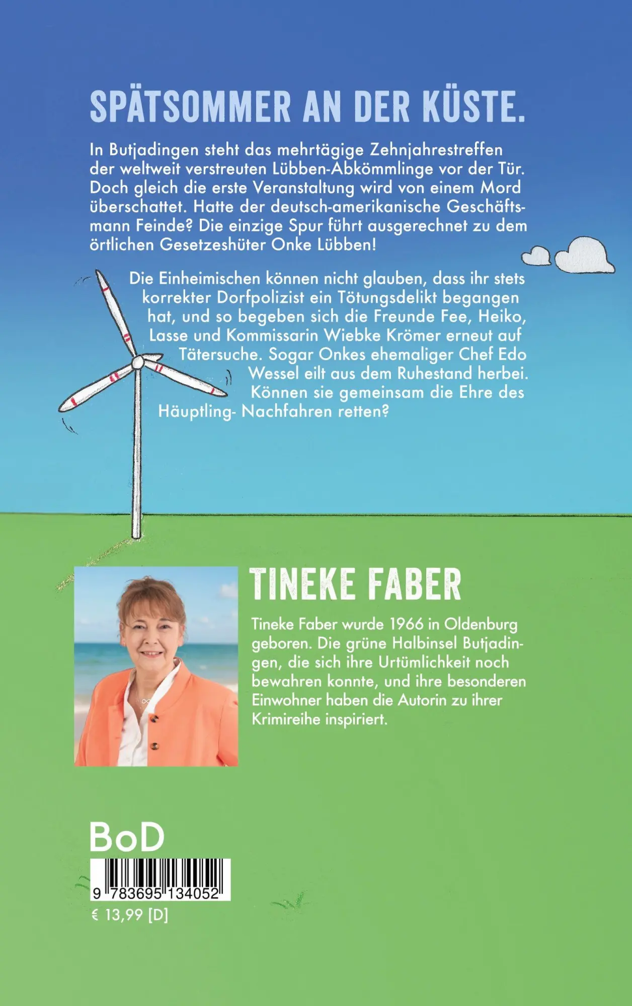 Rückseite: 9783695134052 | Butjenter Blut | Ein Nordseekrimi | Tineke Faber | Taschenbuch | 2026