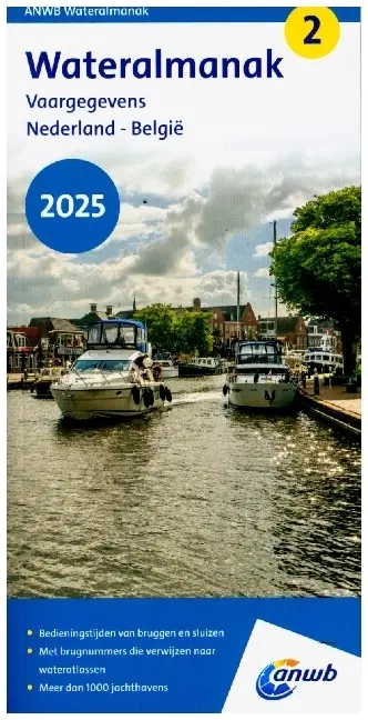 Cover: 9789018054052 | Wateralmanak 2 2025 | Taschenbuch | ANWB Waterkaarten | 912 S. | 2025
