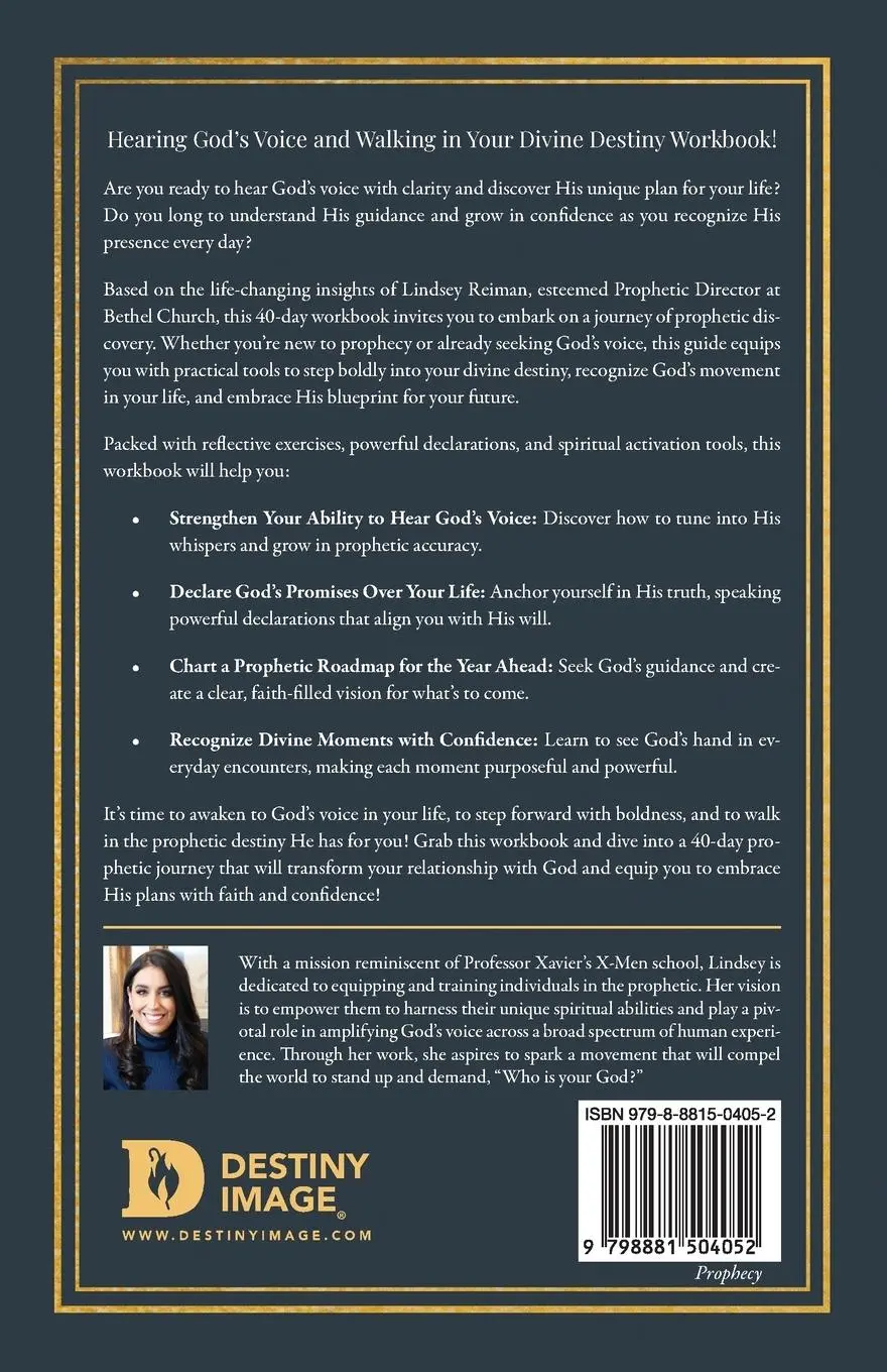 Rückseite: 9798881504052 | The Official Workbook for Prophesy Your Year | Lindsey Reiman | Buch