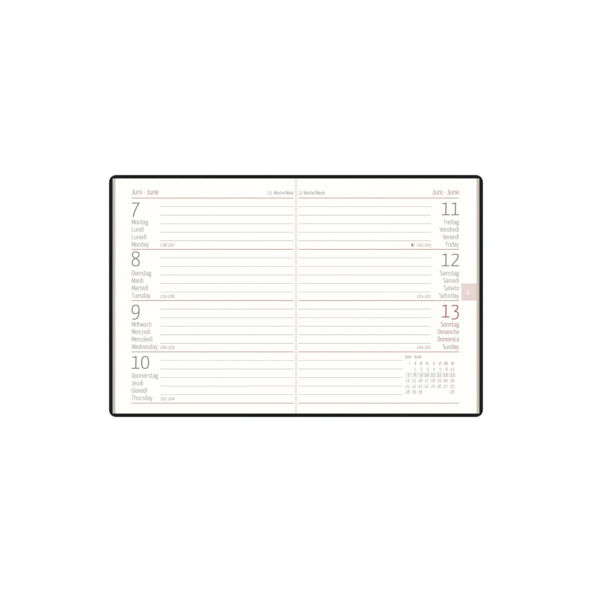 Bild: 4069095014152 | Taschenkalender schwarz 1W/2S 2027 | Neumann Verlage GmbH &amp; Co KG