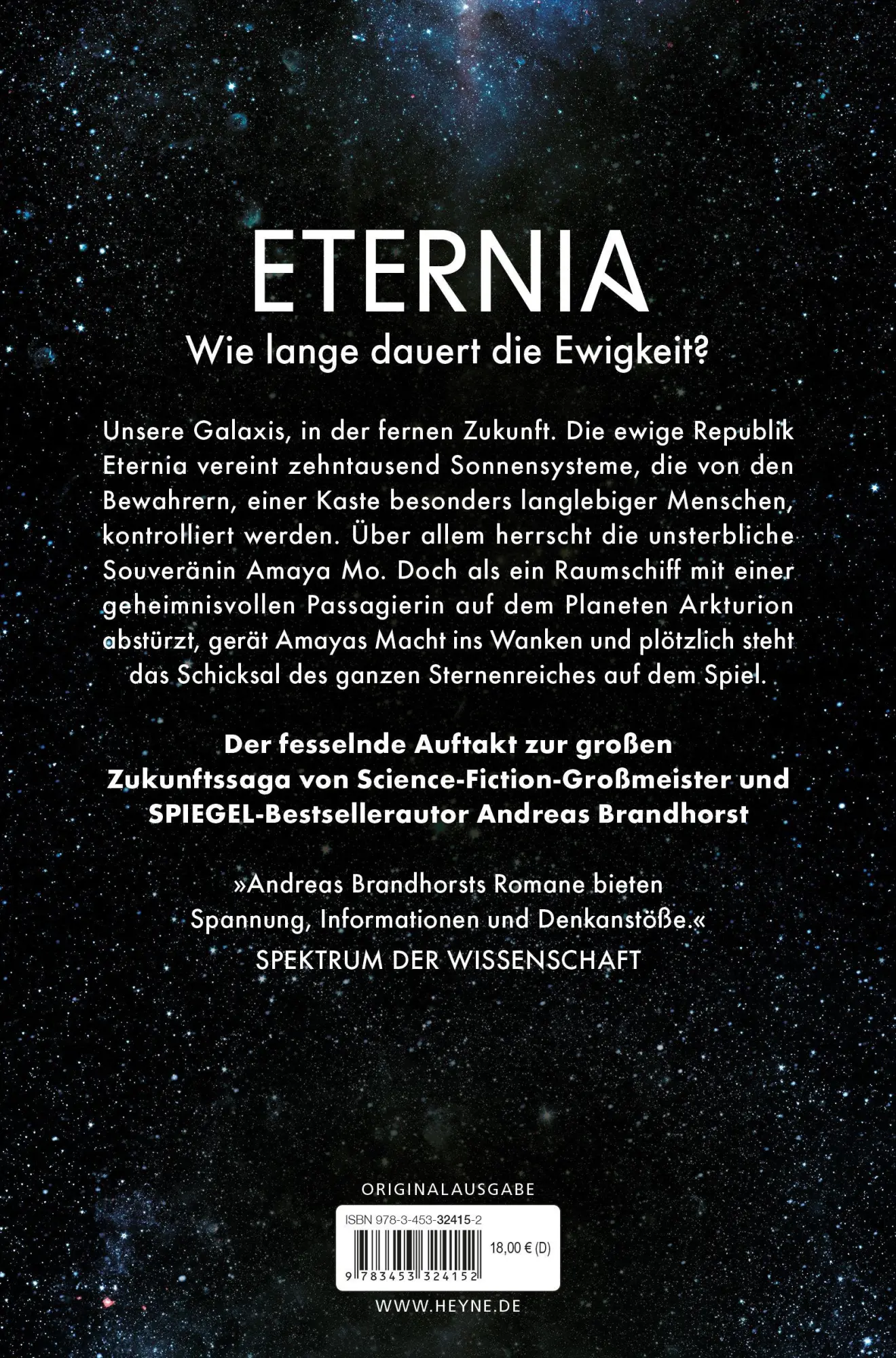 Bild: 9783453324152 | Eternia | Roman | Andreas Brandhorst | Taschenbuch | 480 S. | Deutsch
