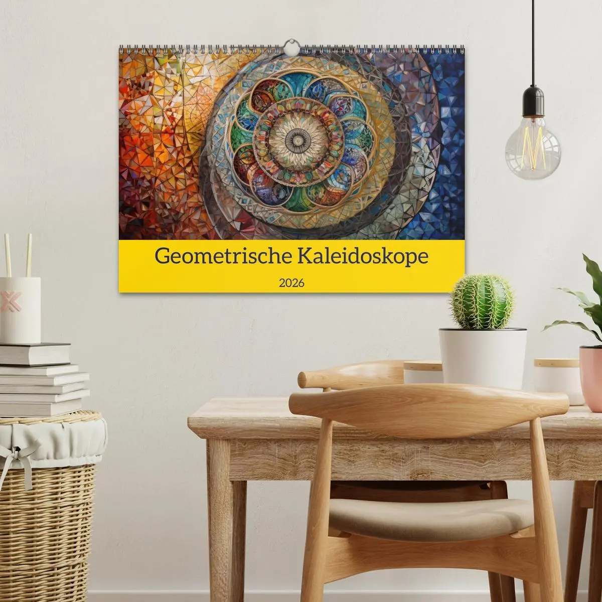 Bild: 9783457524152 | Geometrische Kaleidoskope (Wandkalender 2026 DIN A3 quer), CALVENDO...