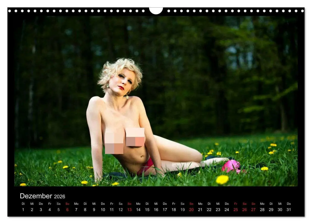 Bild: 9783516164152 | Outdoor Aktkalender 2026 (Wandkalender 2026 DIN A3 quer), CALVENDO...