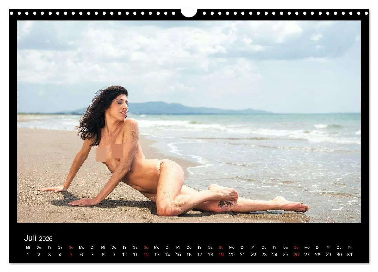 Bild: 9783516164152 | Outdoor Aktkalender 2026 (Wandkalender 2026 DIN A3 quer), CALVENDO...