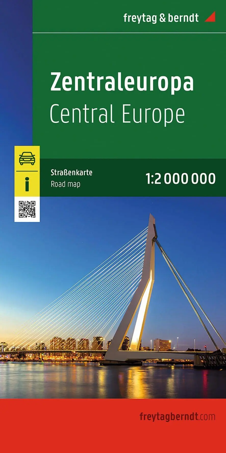 Cover: 9783707924152 | Zentraleuropa, Straßenkarte 1:2.000.000, freytag &amp; berndt | Berndt