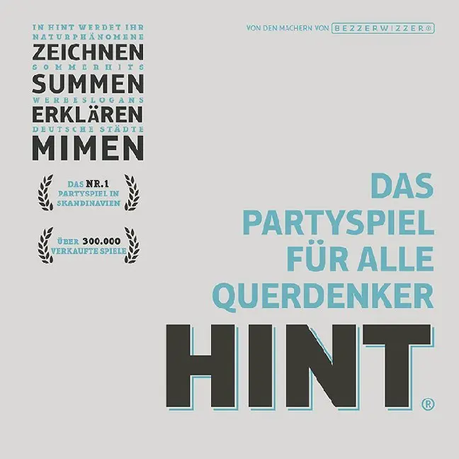 Cover: 5704339004252 | HINT (Spiel) | Bezzerwizzer Studio | Spiel | In Spielebox | BEZD0001