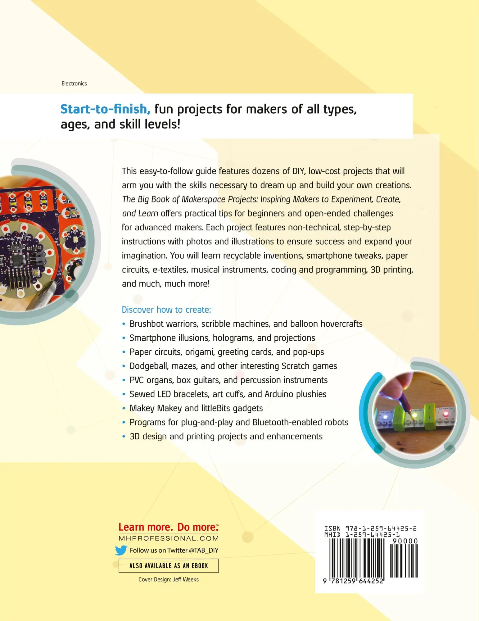 Rückseite: 9781259644252 | MAKERSPACE PROJECTS | Graves | Taschenbuch | Kartoniert / Broschiert