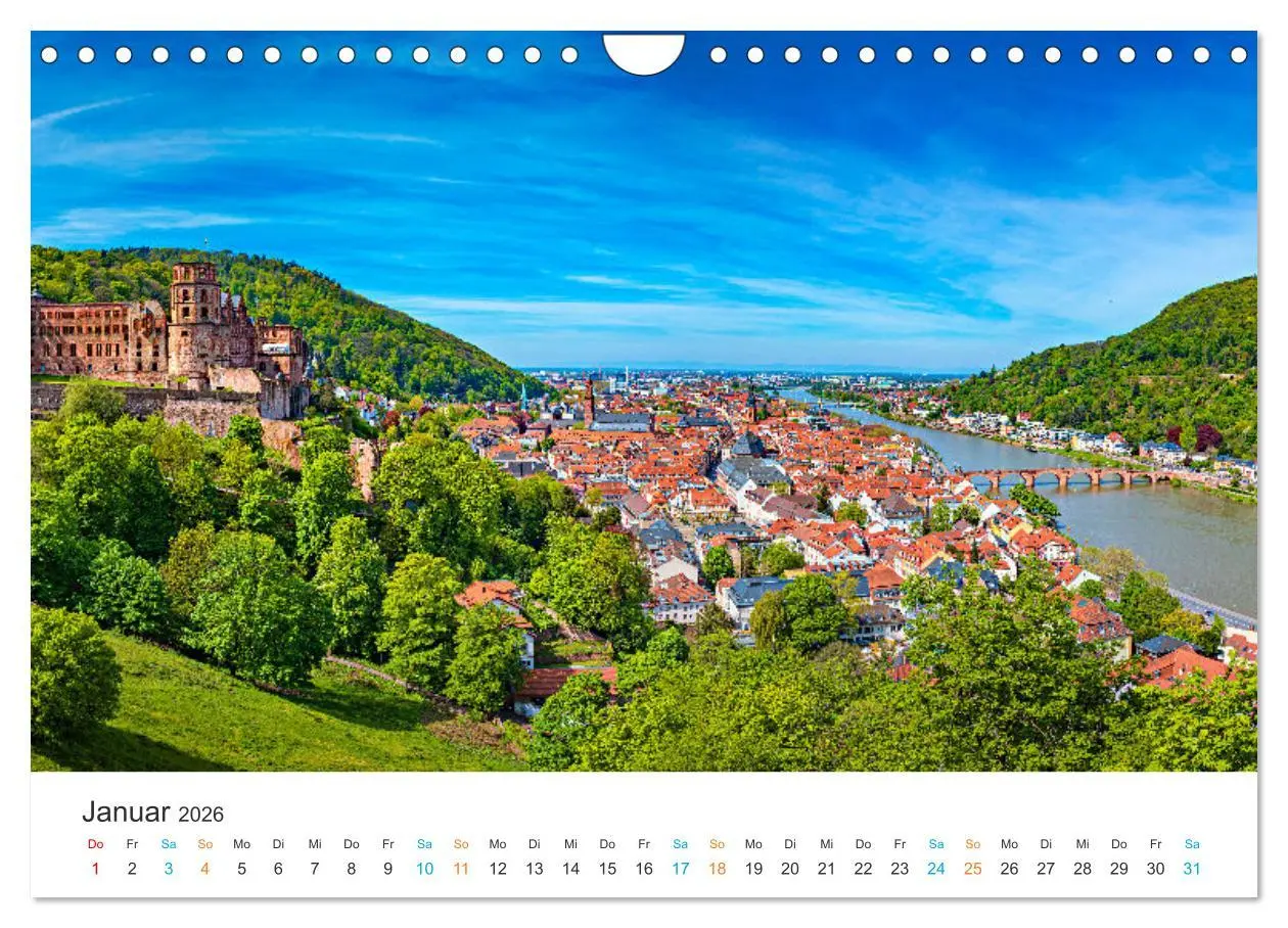 Bild: 9783457374252 | Heidelberg - Stadt der Romantik (Wandkalender 2026 DIN A4 quer),...