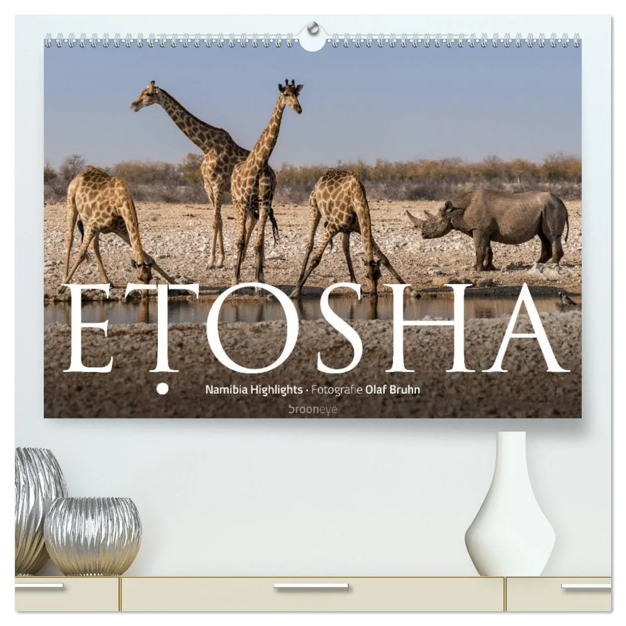 Cover: 9783457754252 | ETOSHA - Namibia Highlights (hochwertiger Premium Wandkalender 2026...