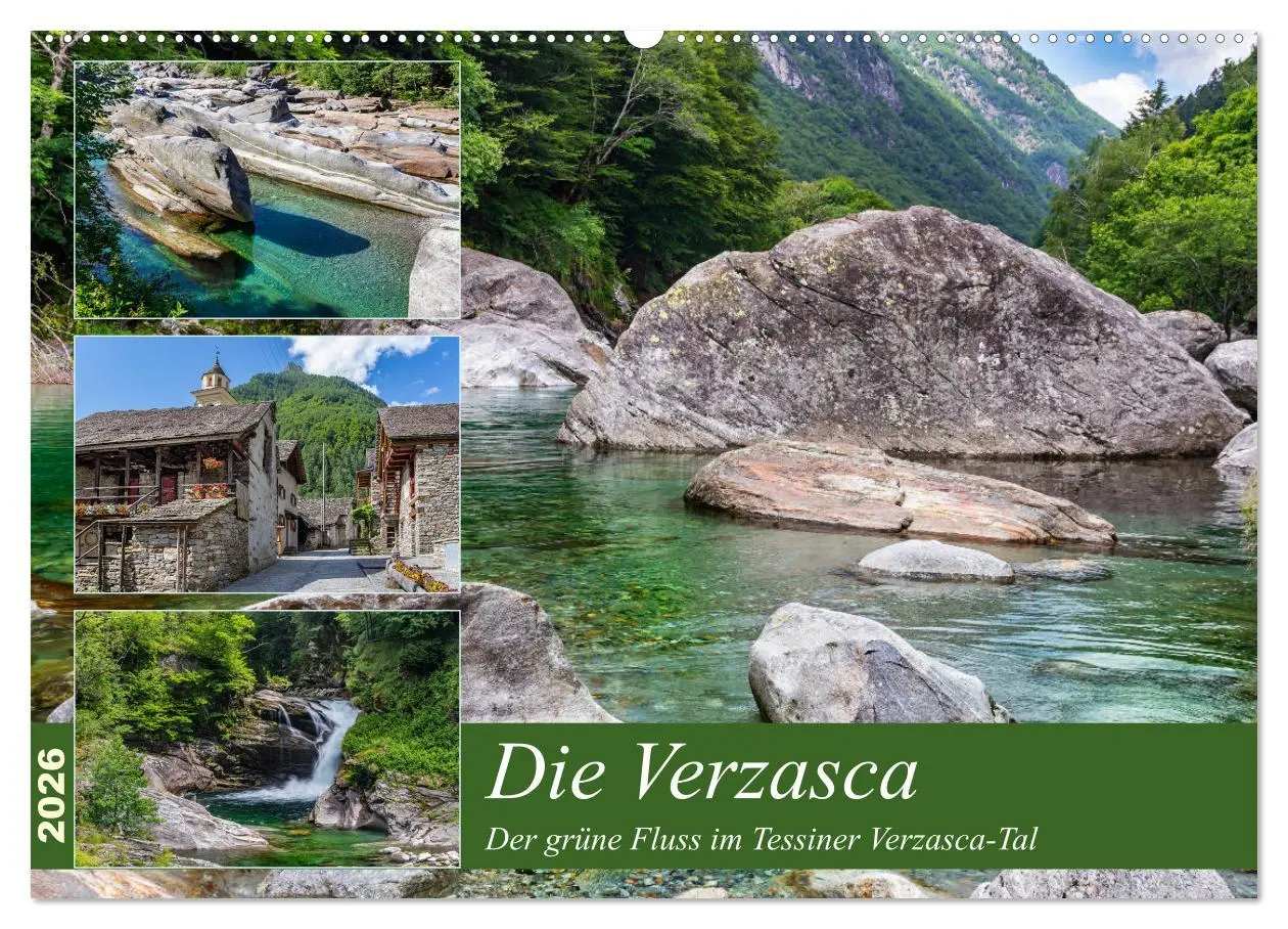 Cover: 9783457824252 | Der grüne Fluss (Wandkalender 2026 DIN A2 quer), CALVENDO...