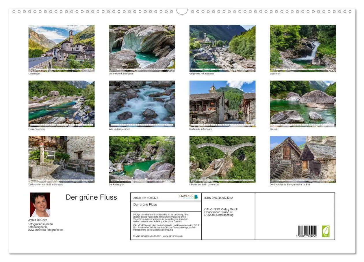 Bild: 9783457824252 | Der grüne Fluss (Wandkalender 2026 DIN A2 quer), CALVENDO...