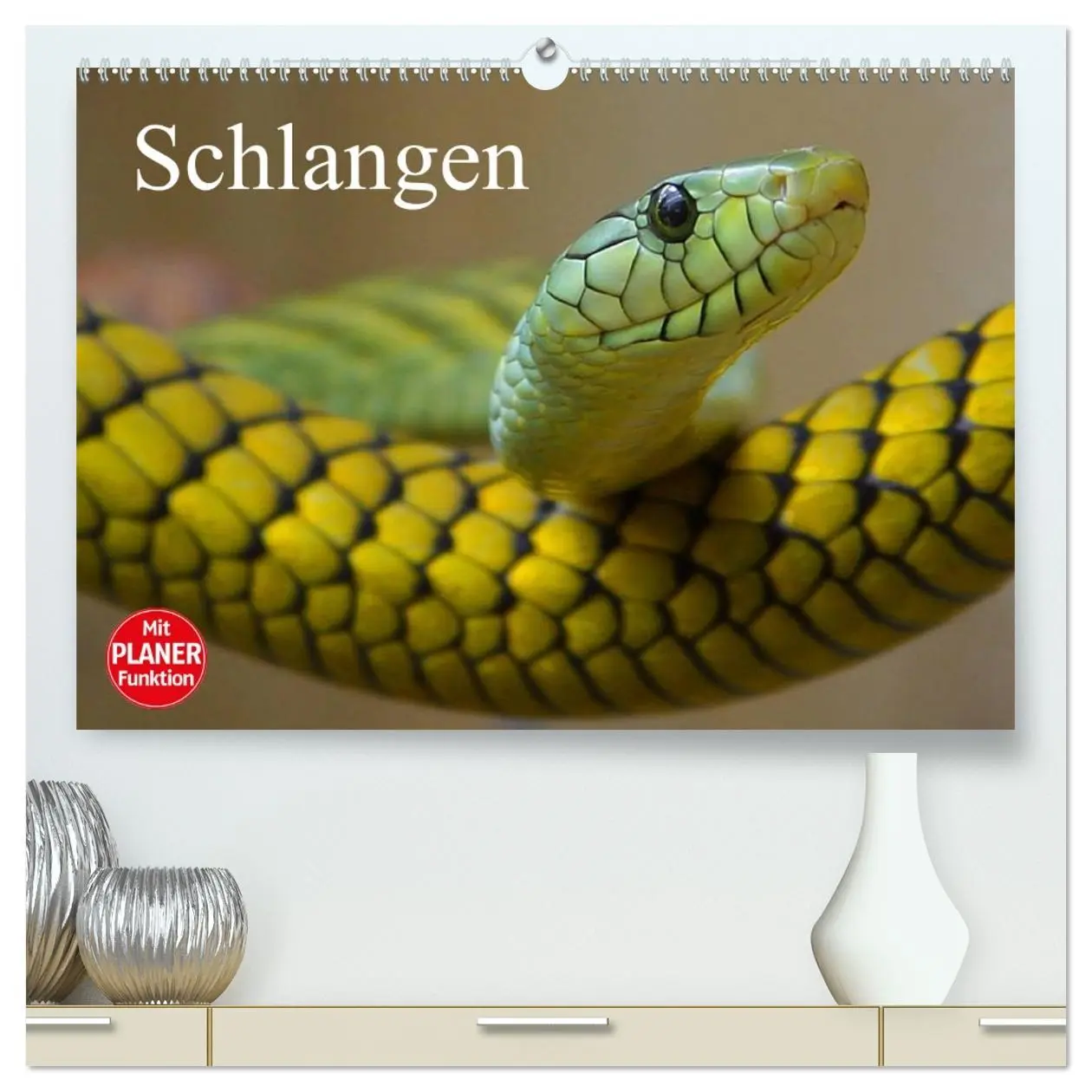 Cover: 9783457994252 | Schlangen (hochwertiger Premium Wandkalender 2026 DIN A2 quer),...