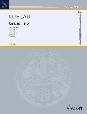 Cover: 9790001094252 | Grand Trio op. 90 | Friedrich Kuhlau | Stimmensatz | 1981
