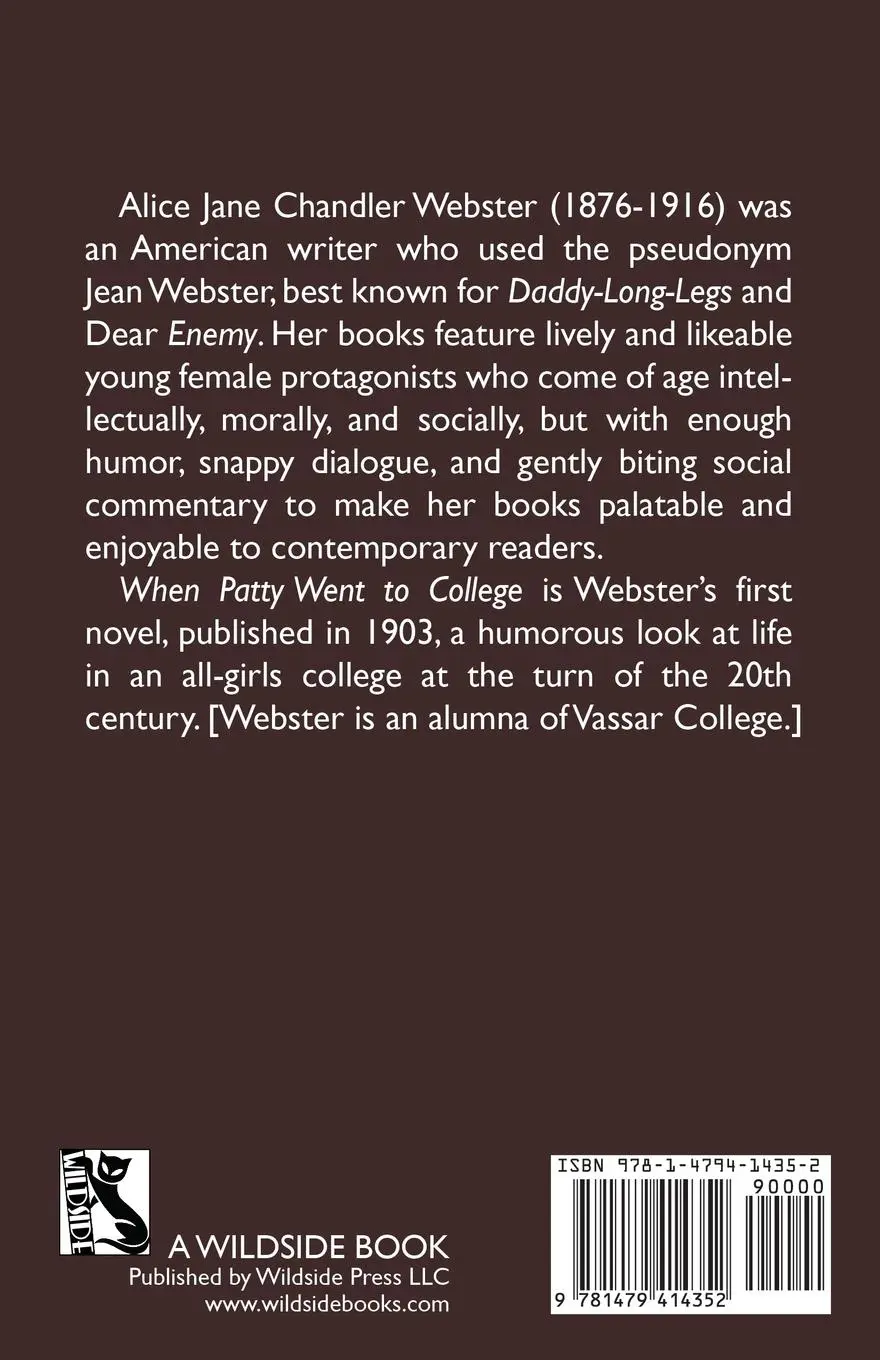 Rückseite: 9781479414352 | When Patty Went to College | Jean Webster | Taschenbuch | Englisch