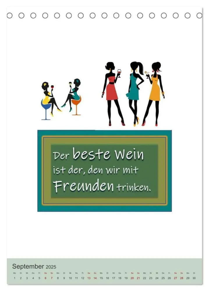 Bild: 9783435894352 | TRINKSPRÜCHE rund um Bier, Wein und Co. ... (Tischkalender 2025 DIN...