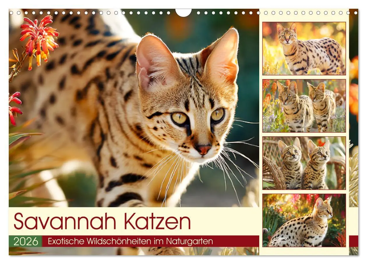 Cover: 9783516214352 | Savannah Katzen. Exotische Wildschönheiten im Naturgarten...