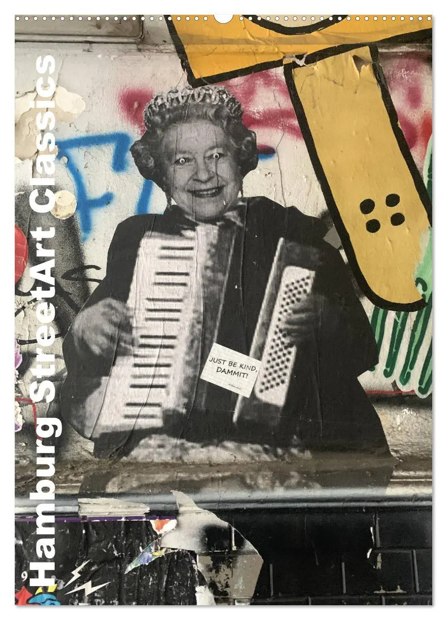 Cover: 9783516384352 | Hamburg StreetArt Classics (Wandkalender 2026 DIN A2 hoch),...