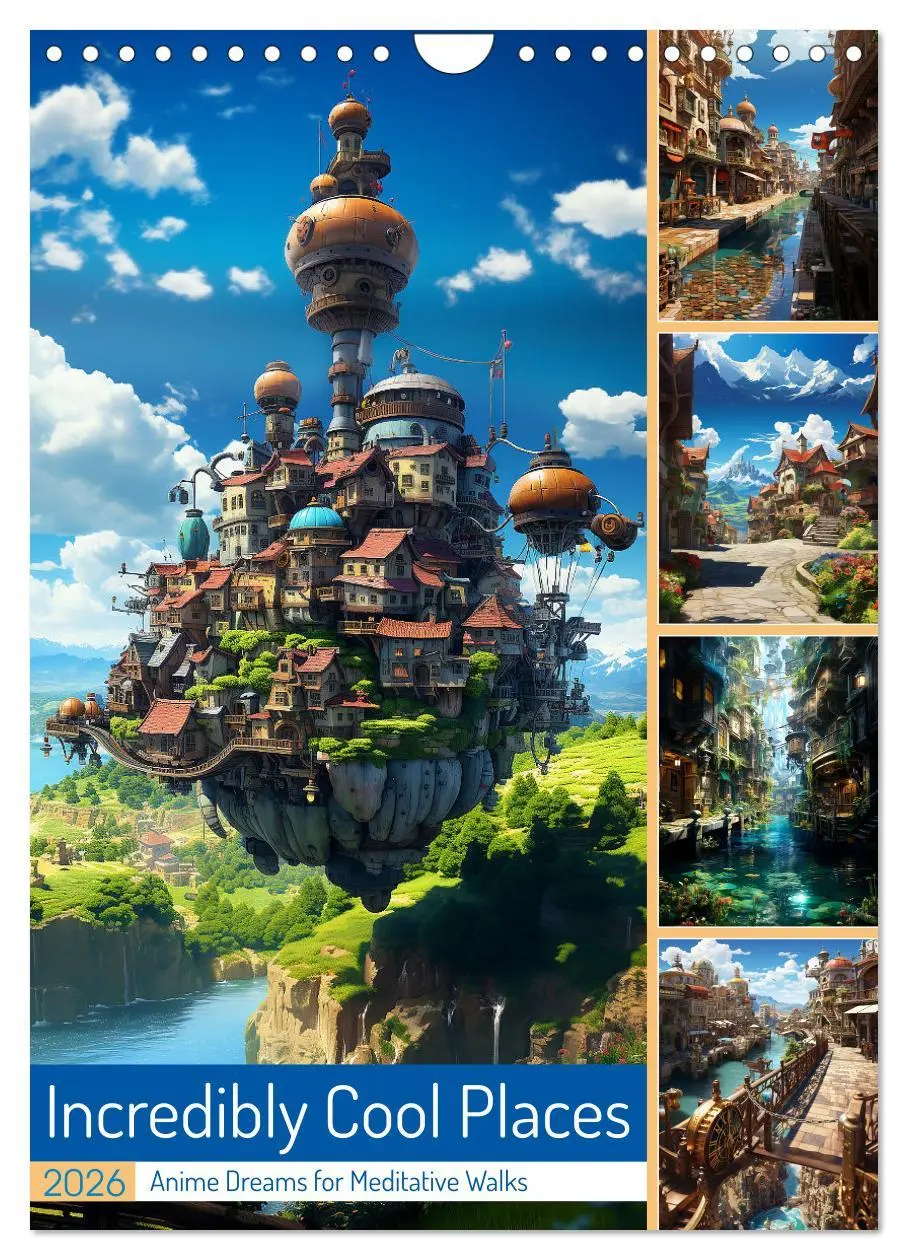 Cover: 9783516524352 | Incredibly Cool Places (Wall Calendar 2026 DIN A4 portrait),...