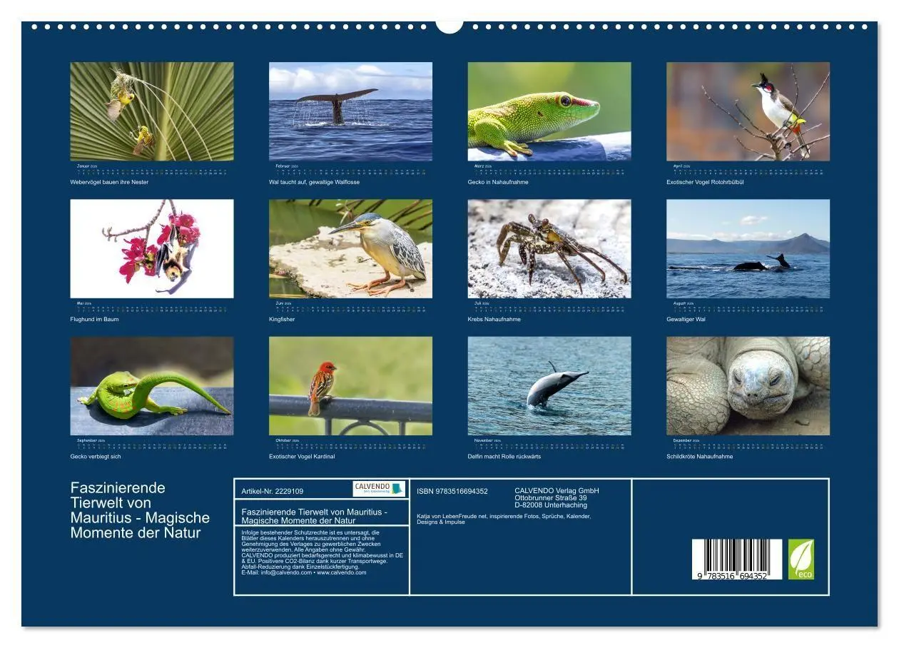 Bild: 9783516694352 | Faszinierende Tierwelt von Mauritius - Magische Momente der Natur...