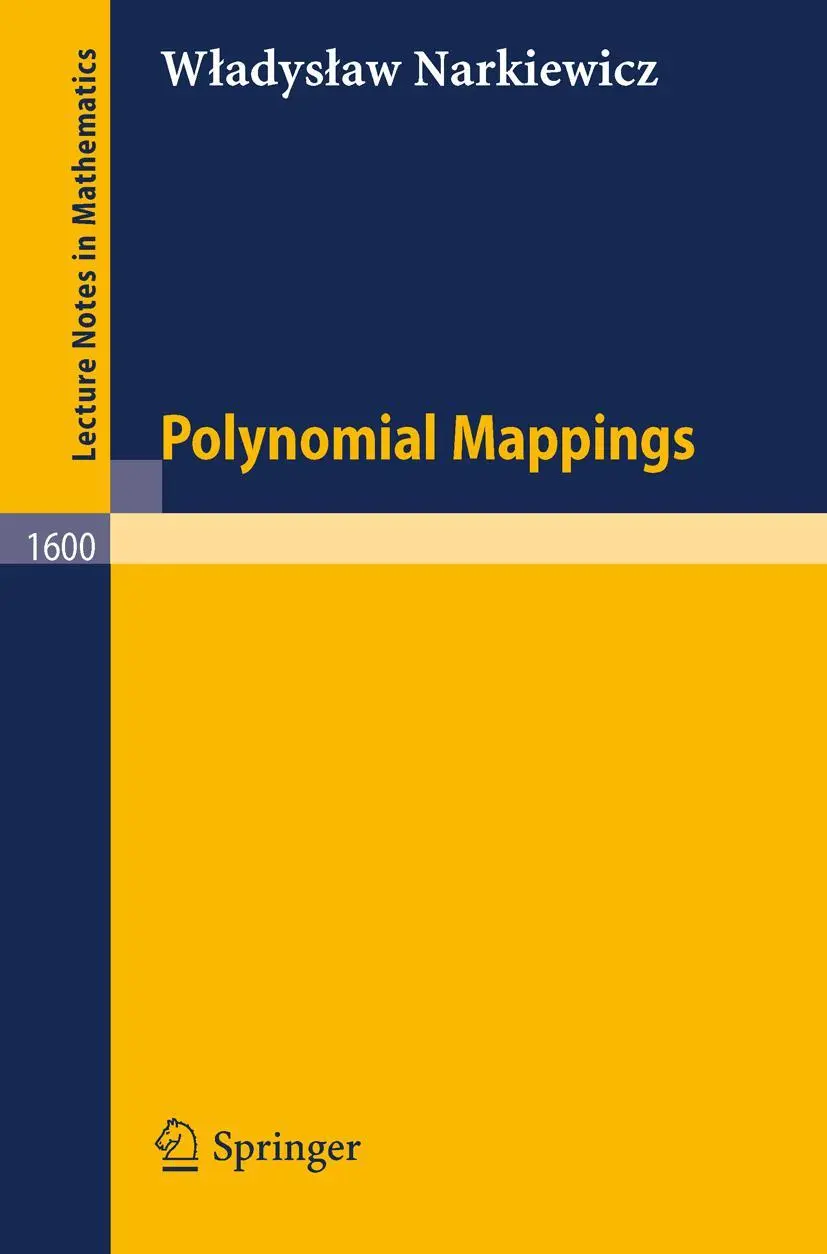 Cover: 9783540594352 | Polynomial Mappings | Wladyslaw Narkiewicz | Taschenbuch | Englisch