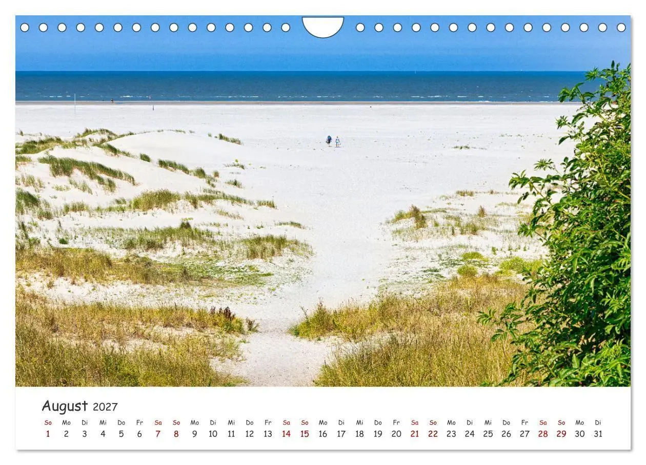 Bild: 9783569474352 | Sehnsuchtinsel Langeoog (Wandkalender 2027 DIN A4 quer), CALVENDO...