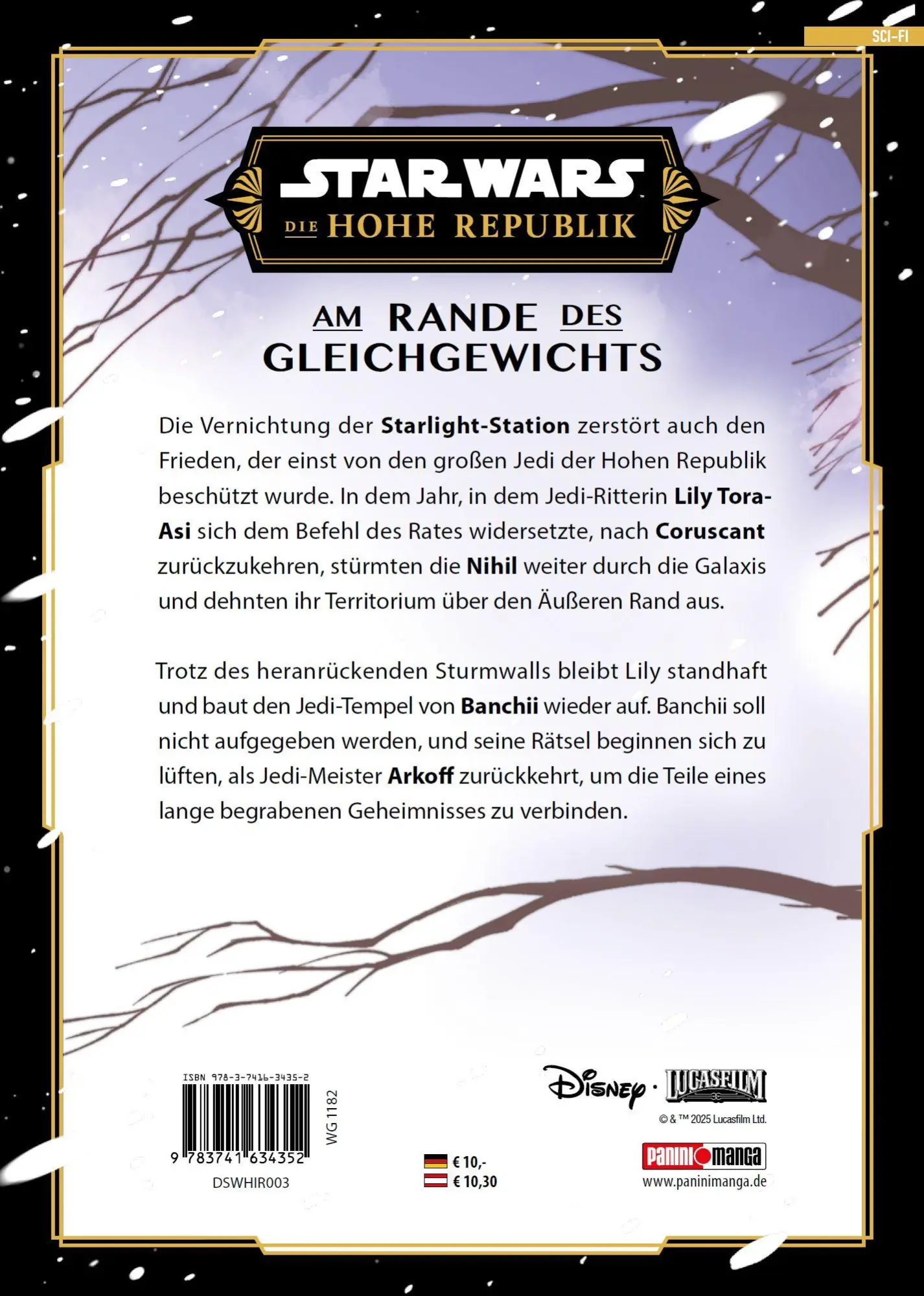 Rückseite: 9783741634352 | Star Wars: Die Hohe Republik - Am Rande des Gleichgewichts (Manga) 03