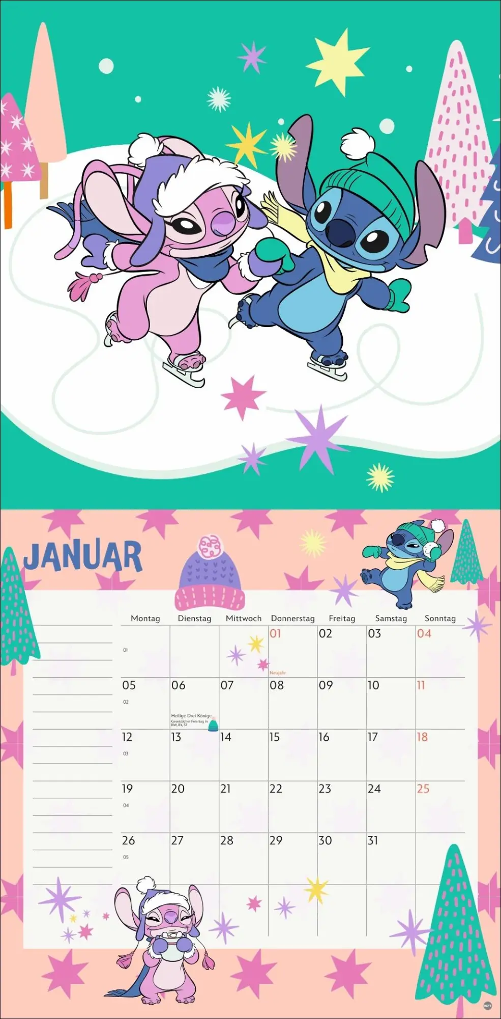 Bild: 9783756414352 | Stitch Broschurkalender 2026 | Kalender | 28 S. | Deutsch | 2026