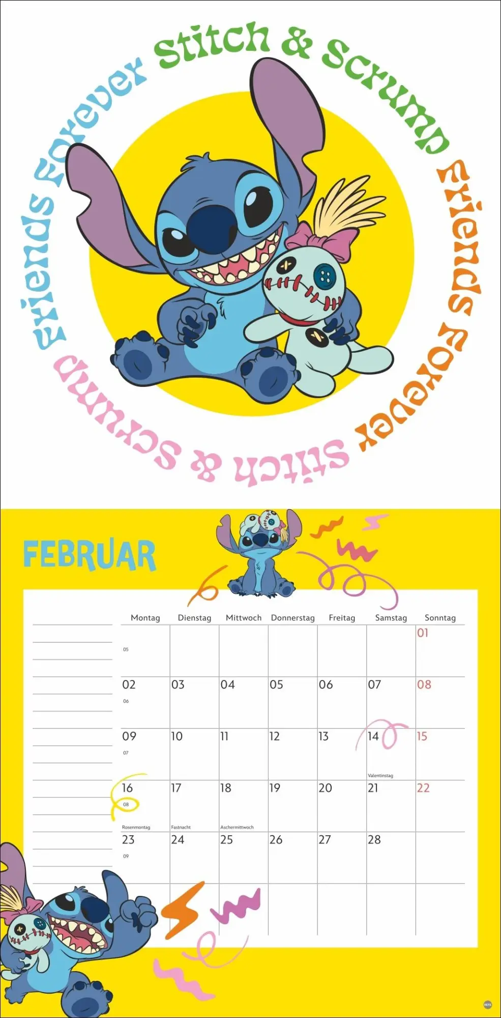 Bild: 9783756414352 | Stitch Broschurkalender 2026 | Kalender | 28 S. | Deutsch | 2026