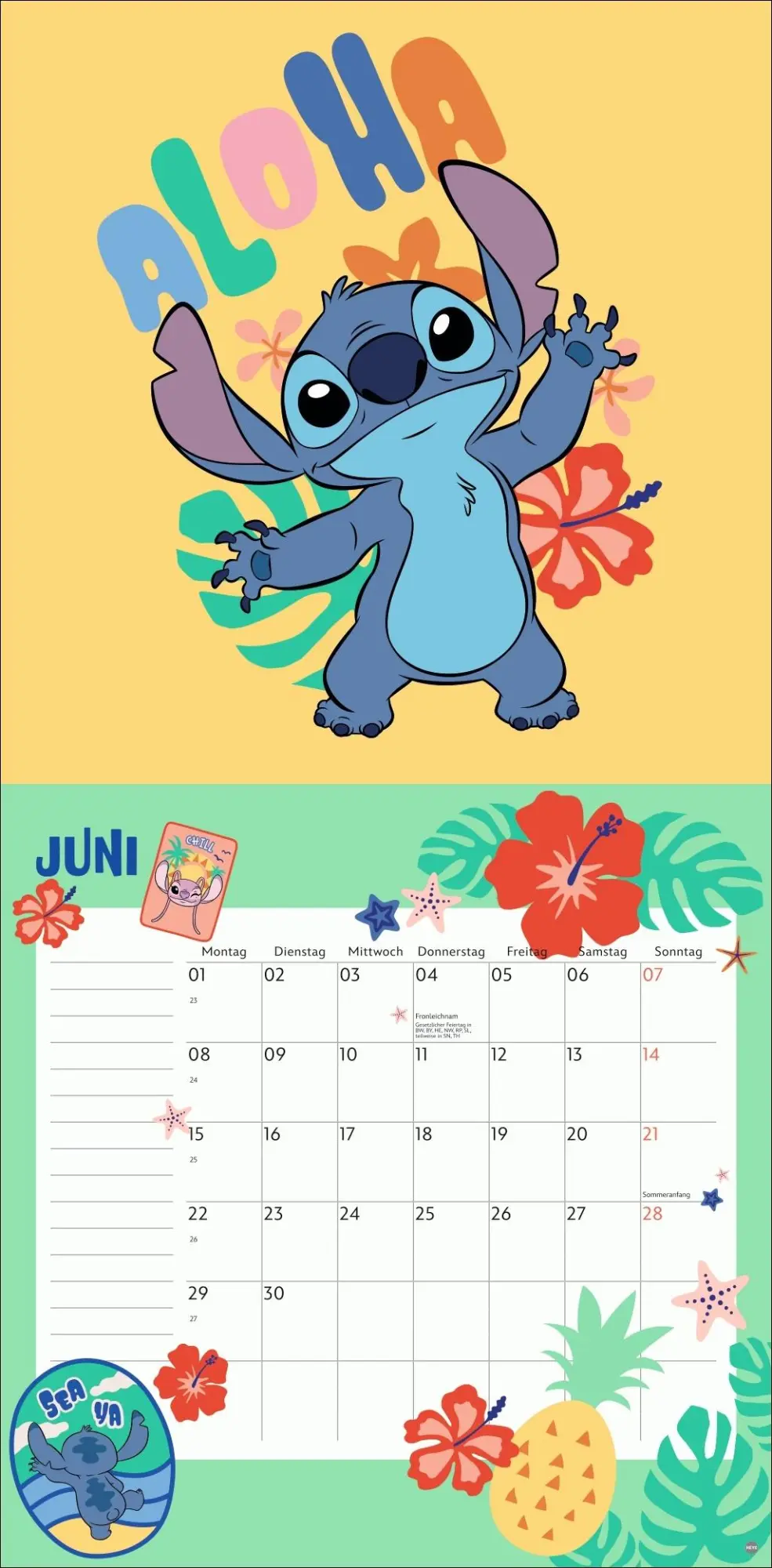 Bild: 9783756414352 | Stitch Broschurkalender 2026 | Kalender | 28 S. | Deutsch | 2026