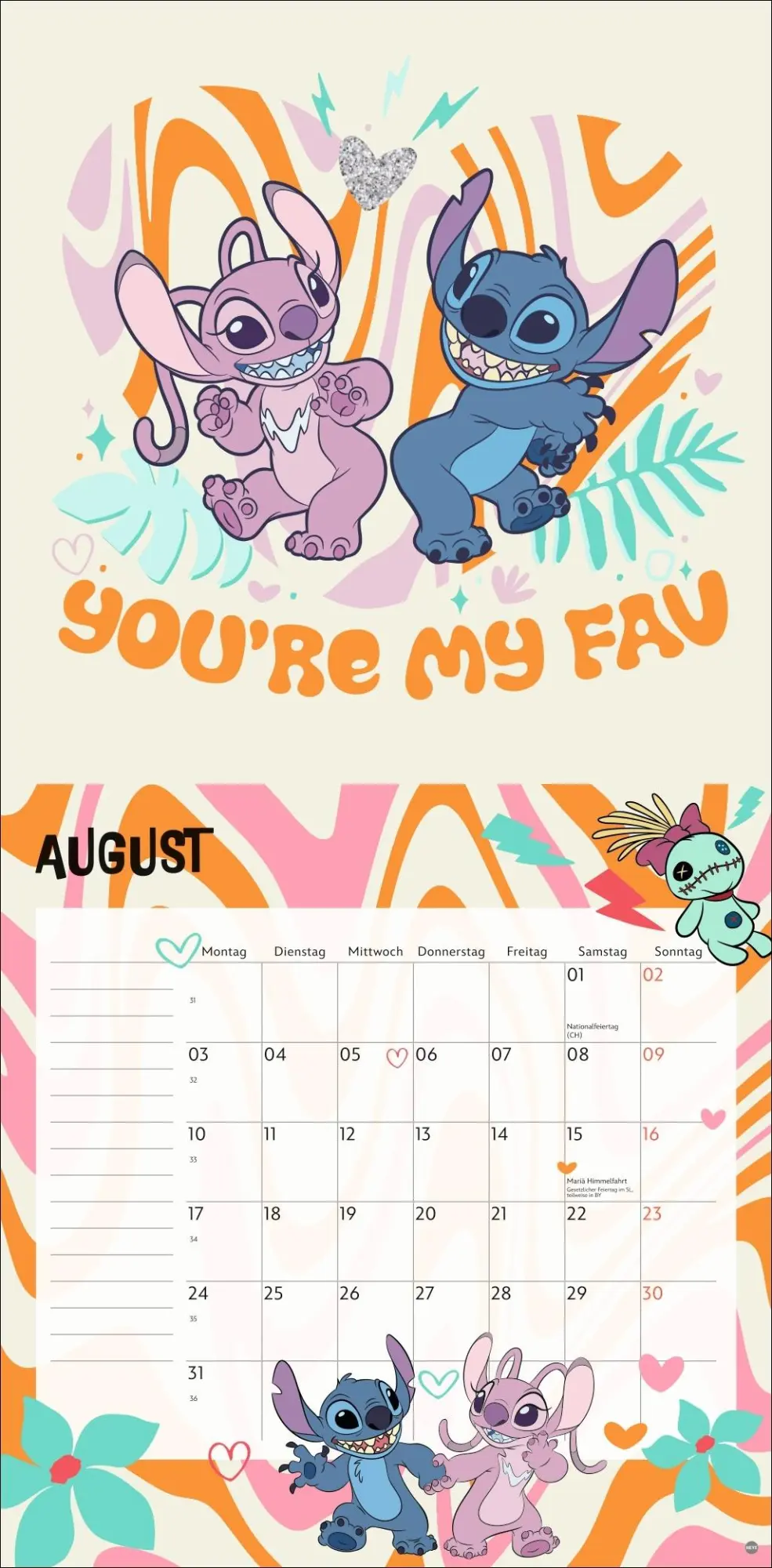 Bild: 9783756414352 | Stitch Broschurkalender 2026 | Kalender | 28 S. | Deutsch | 2026