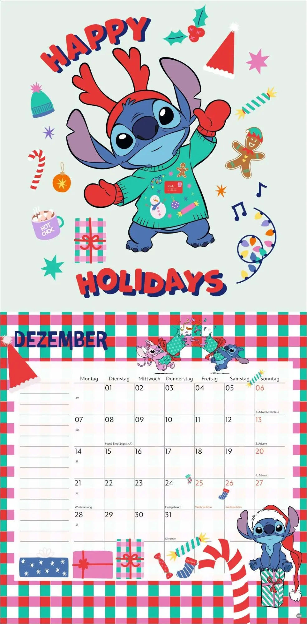 Bild: 9783756414352 | Stitch Broschurkalender 2026 | Kalender | 28 S. | Deutsch | 2026