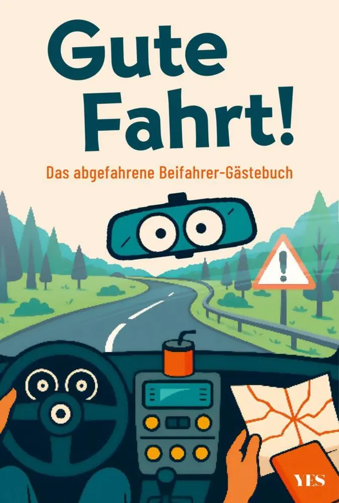 Cover: 9783969054352 | Gute Fahrt! | Das abgefahrene Beifahrer-Gästebuch | Lea Weber | Buch