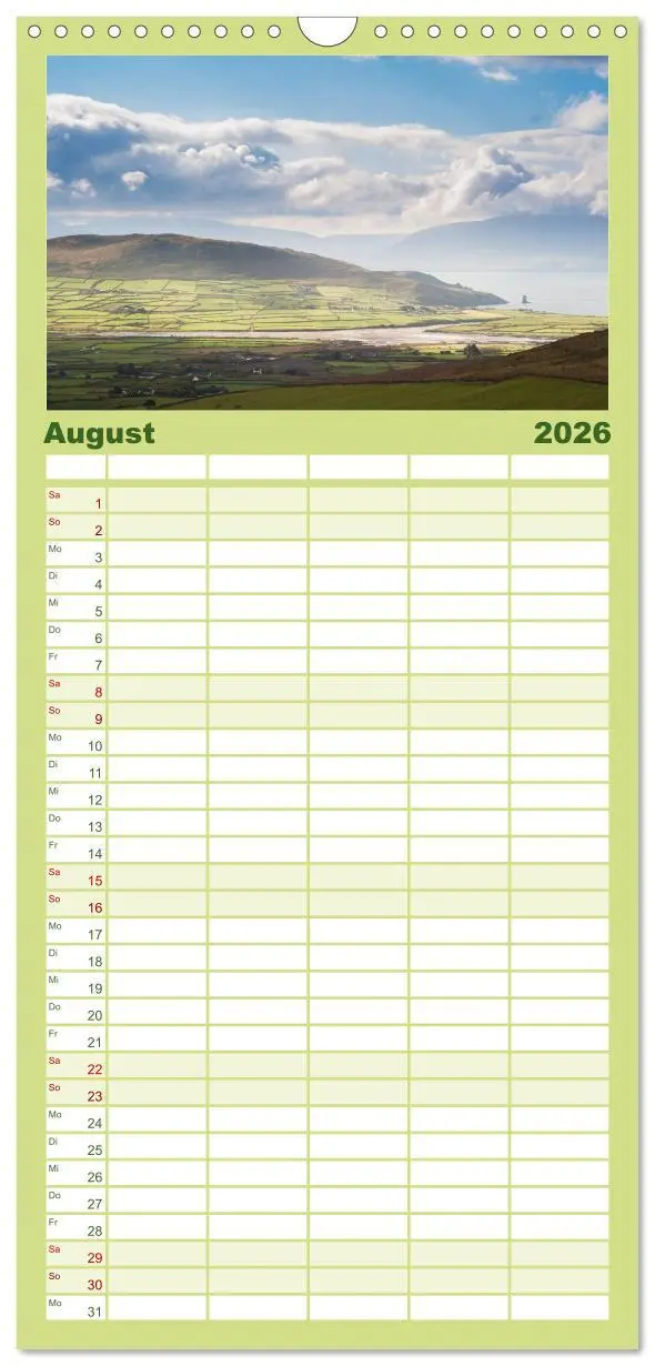 Bild: 9783516514452 | Familienplaner 2026 - Irland. Wild Atlantic Views. mit 5 Spalten...