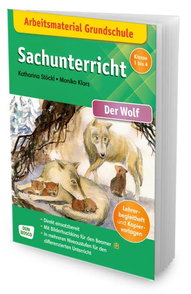 Cover: 9783769824452 | Arbeitsmaterial Grundschule. Sachunterricht. Der Wolf. | Stöckl-Bauer