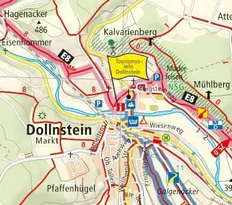 Bild: 9783899204452 | Wanderkarte Altmühltal-Panoramaweg, Gunzenhausen - Kelheim 1 : 50 000