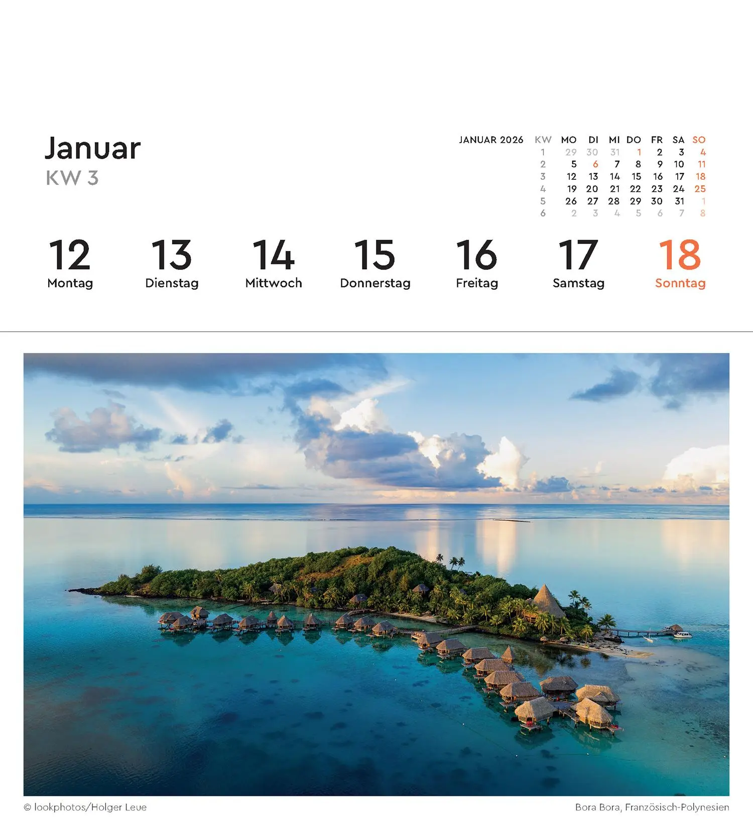 Bild: 9783965914452 | Trauminseln - KUNTH Postkartenkalender 2026 | Kalender | 53 S. | 2026