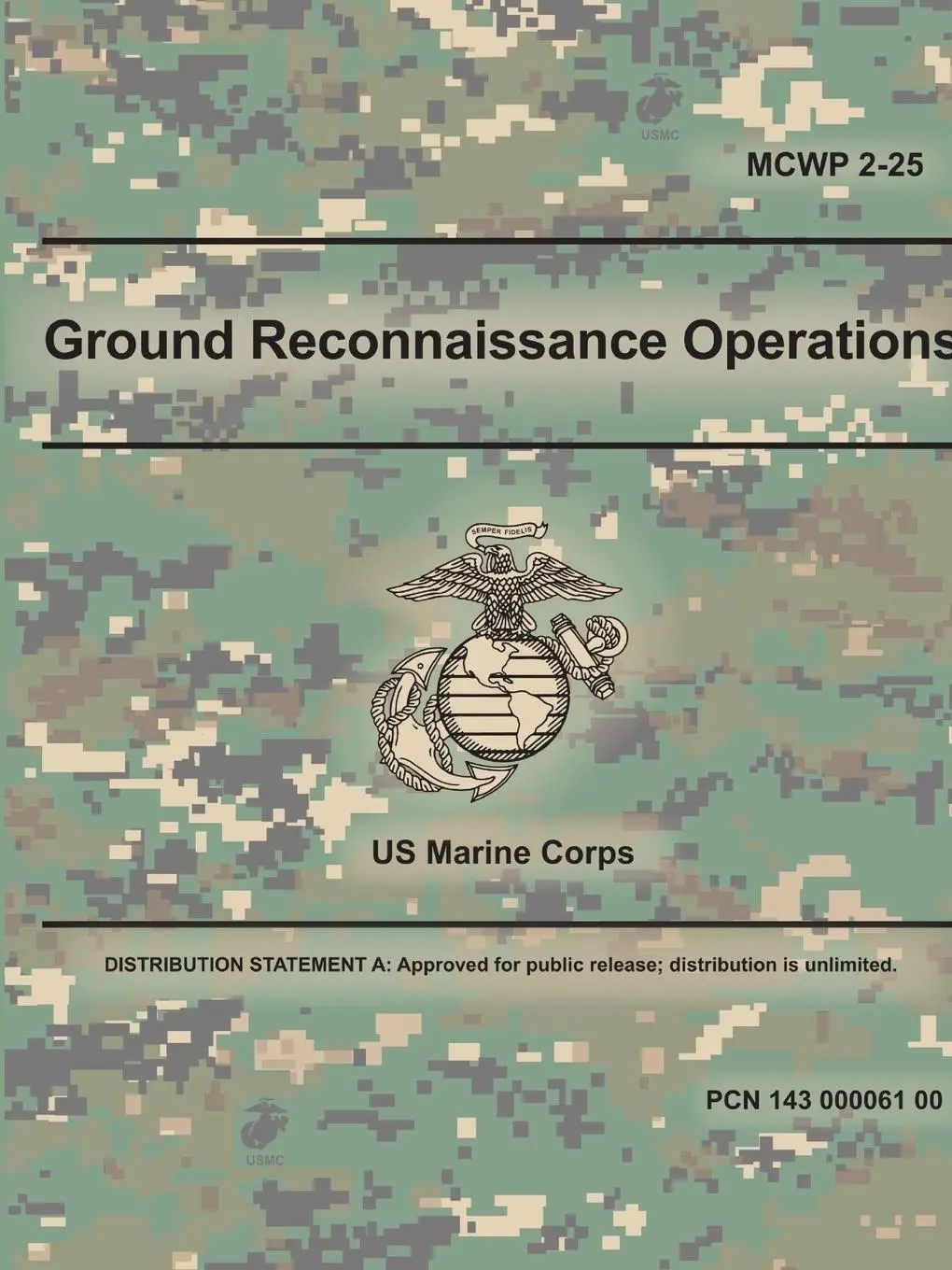 Cover: 9780359014552 | Ground Reconnaissance Operations (MCWP 2-25) | U. S. Marine Corps
