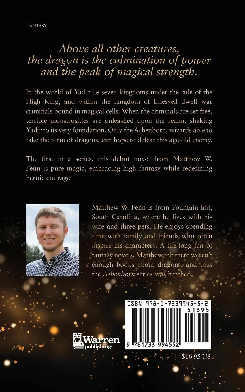 Rückseite: 9781733994552 | The Ashenborn | Matthew W. Fenn | Taschenbuch | Englisch | 2019