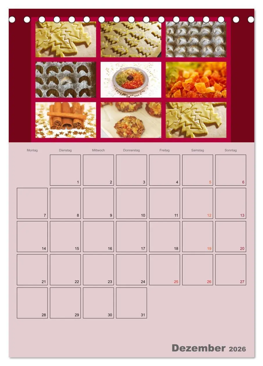 Bild: 9783516434552 | Food (Tischkalender 2026 DIN A5 hoch), CALVENDO Monatskalender | Jäger