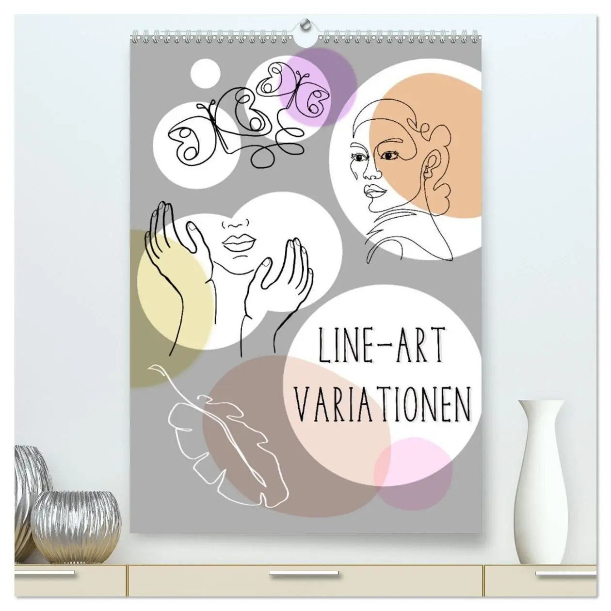 Cover: 9783569384552 | Line-Art Variationen (hochwertiger Premium Wandkalender 2027 DIN A2...