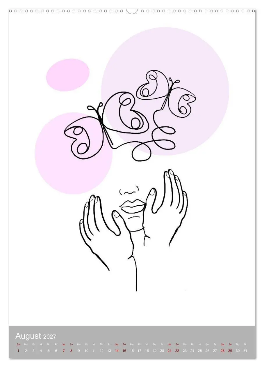 Bild: 9783569384552 | Line-Art Variationen (hochwertiger Premium Wandkalender 2027 DIN A2...