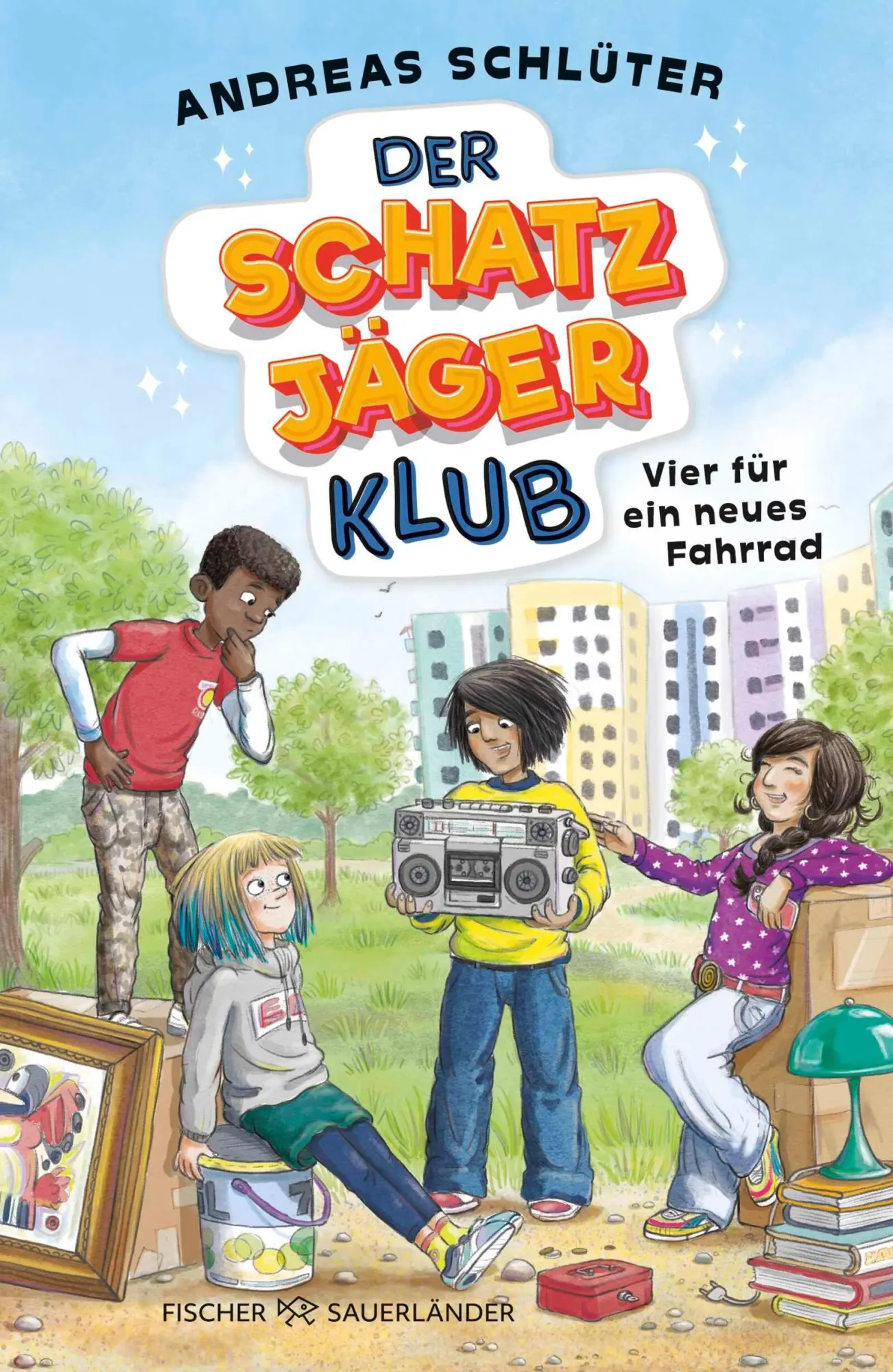 Cover: 9783737374552 | Der Schatzjäger-Klub - Vier für ein neues Fahrrad | Andreas Schlüter