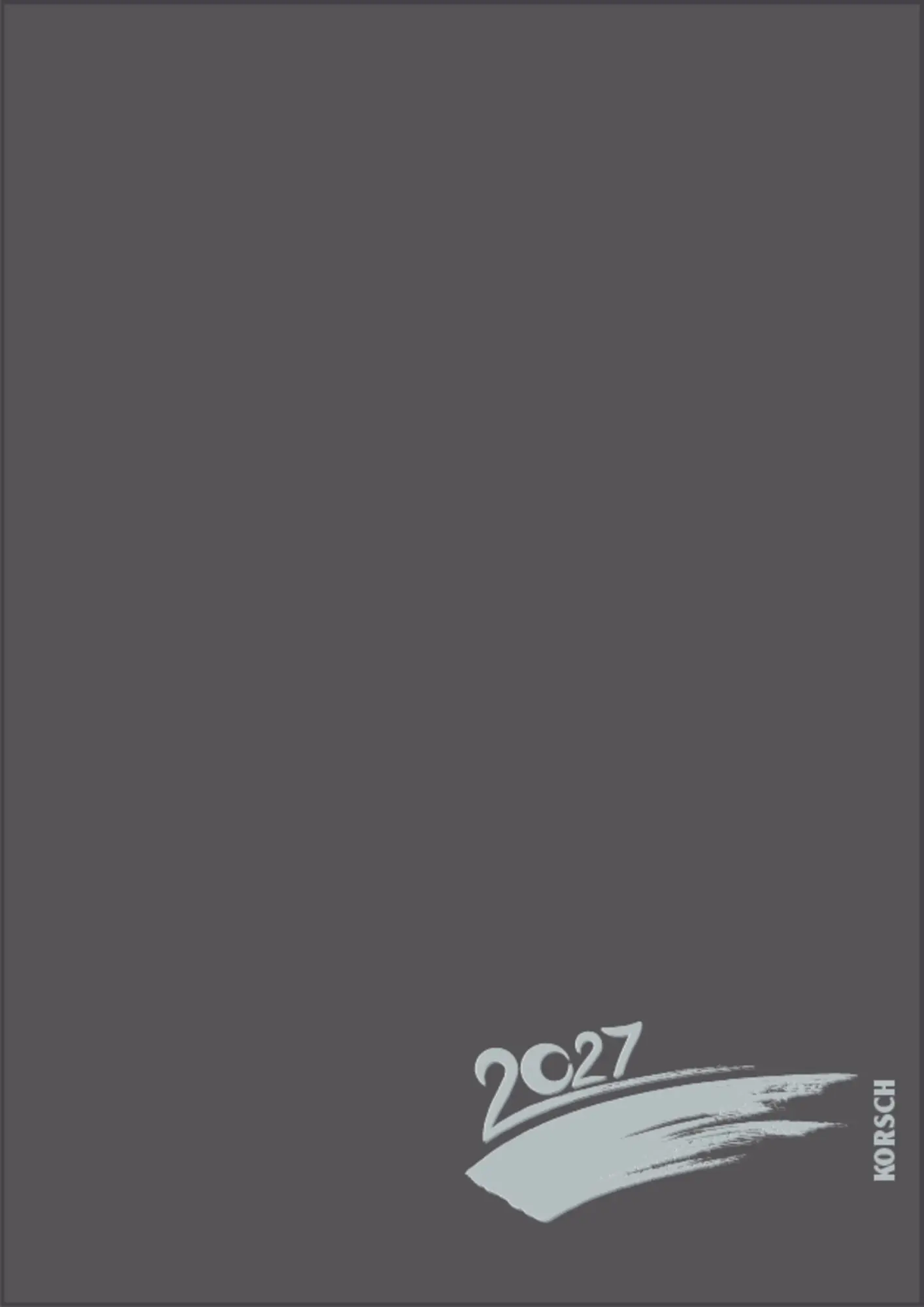 Cover: 9783819304552 | Foto-Malen-Basteln A4 anthrazit mit Folienprägung 2027 | Verlag Korsch