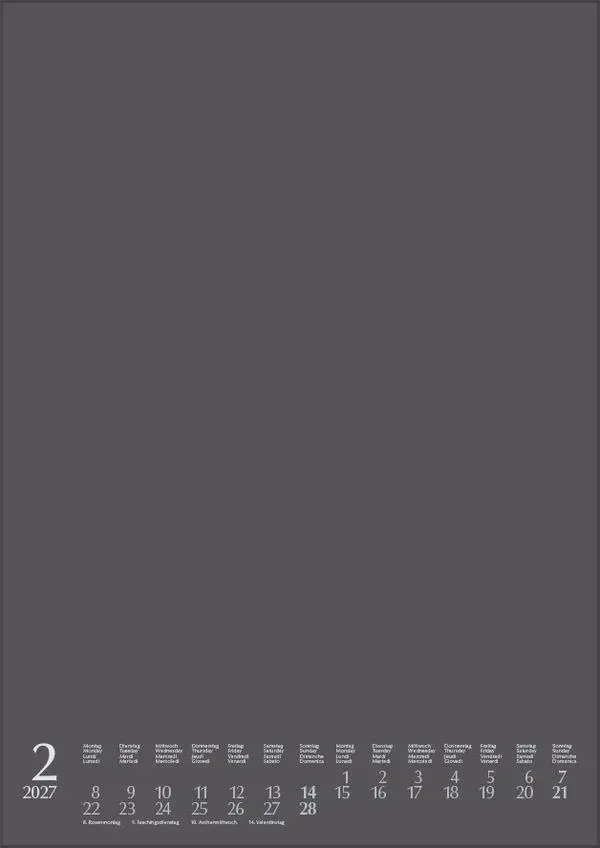 Bild: 9783819304552 | Foto-Malen-Basteln A4 anthrazit mit Folienprägung 2027 | Verlag Korsch