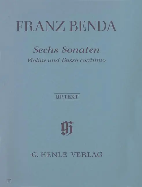 Cover: 9790201804552 | 6 Sonaten | Franz Benda | Taschenbuch | G. Henle Urtext-Ausgabe | Buch