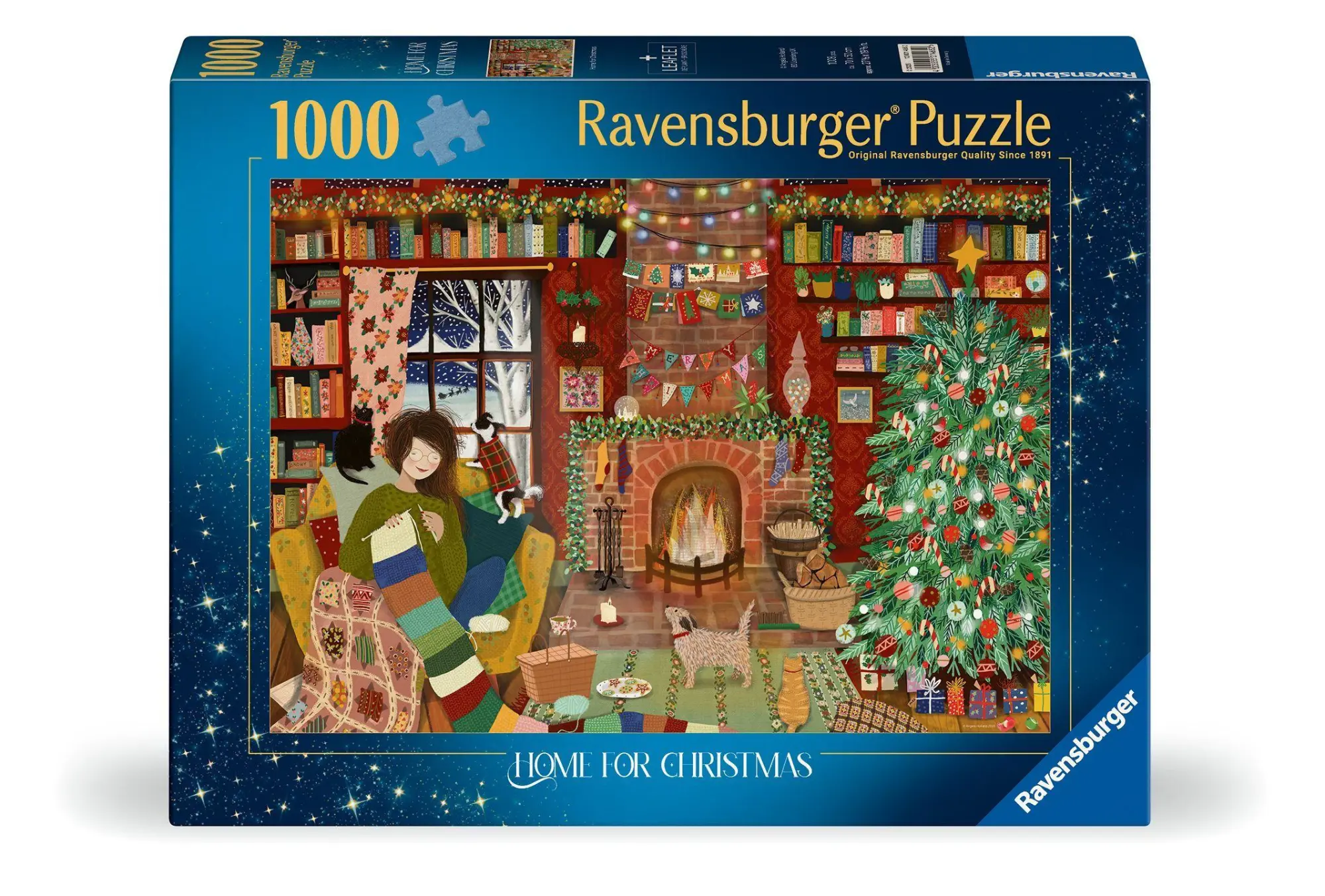 Cover: 4005555014652 | Weihnachtspuzzle 1000 Teile - Besinnliche Weihnachten zu Hause | Spiel