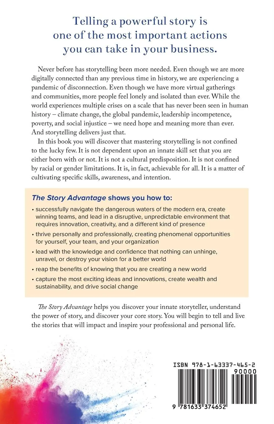Rückseite: 9781633374652 | The Story Advantage | Lj Bloom | Taschenbuch | Englisch | 2020