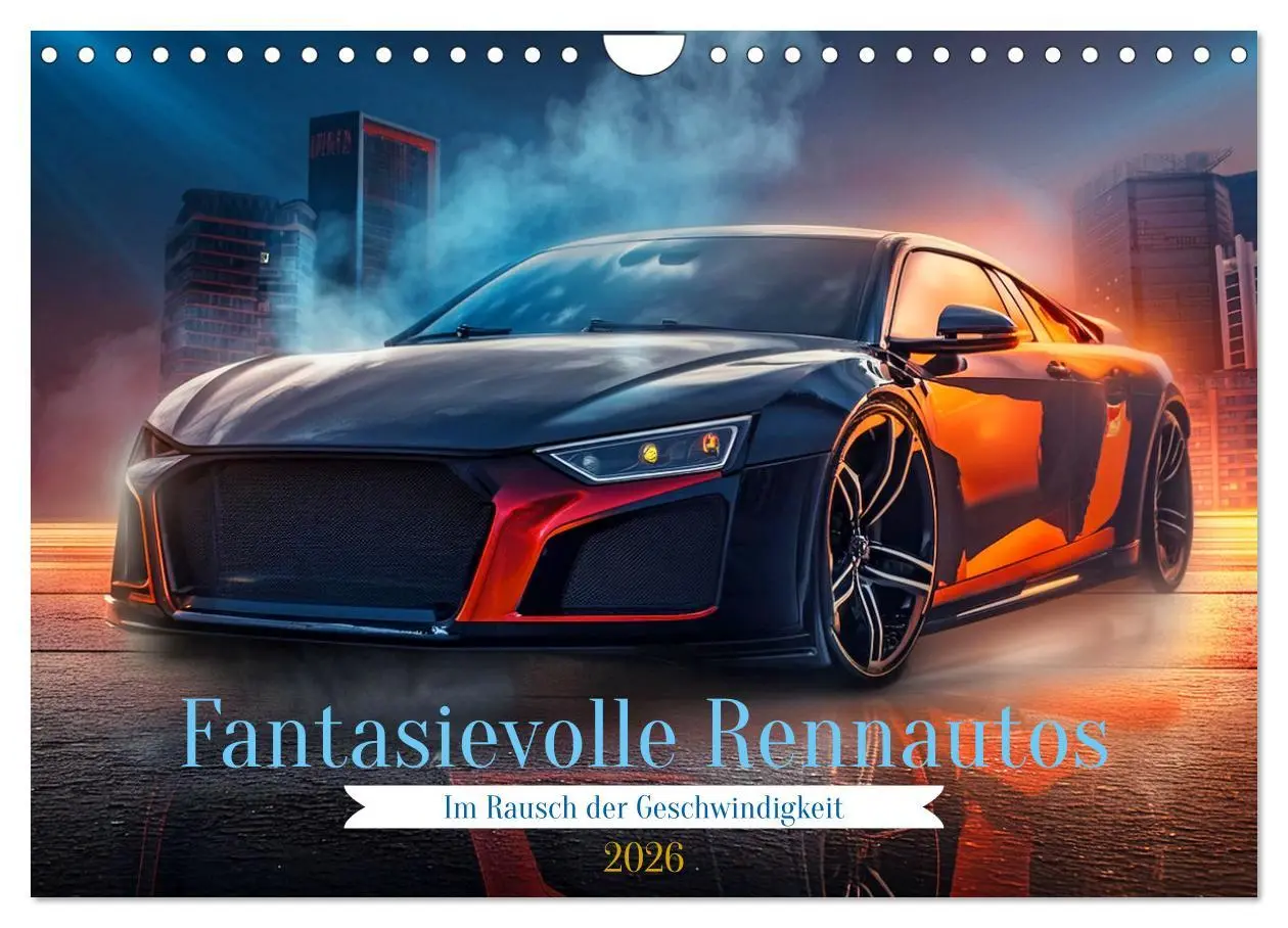 Cover: 9783457334652 | Fantasievolle Rennautos - Im Rausch der Geschwindigkeit...