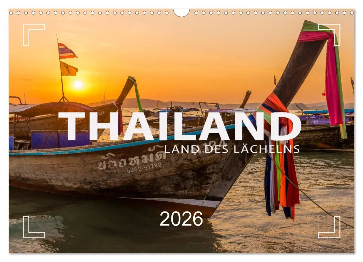 Cover: 9783457644652 | THAILAND - Land des Lächelns (Wandkalender 2026 DIN A3 quer),...
