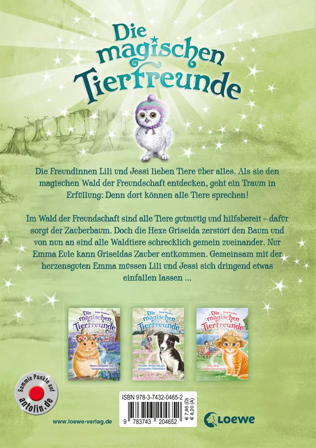 Rückseite: 9783743204652 | Die magischen Tierfreunde 11 - Emma Eule und der Zauberbaum | Meadows